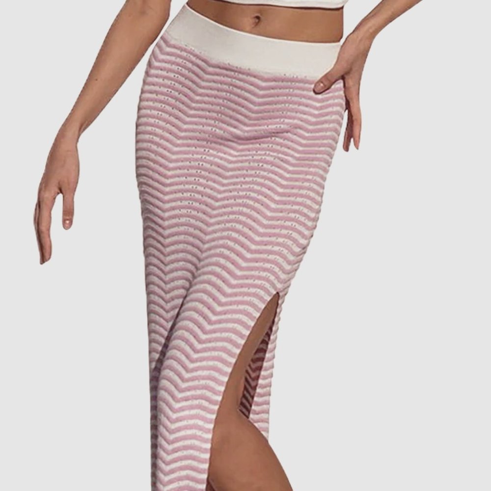 RW Runaway Pink and White Skirt